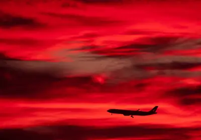 early morning flight