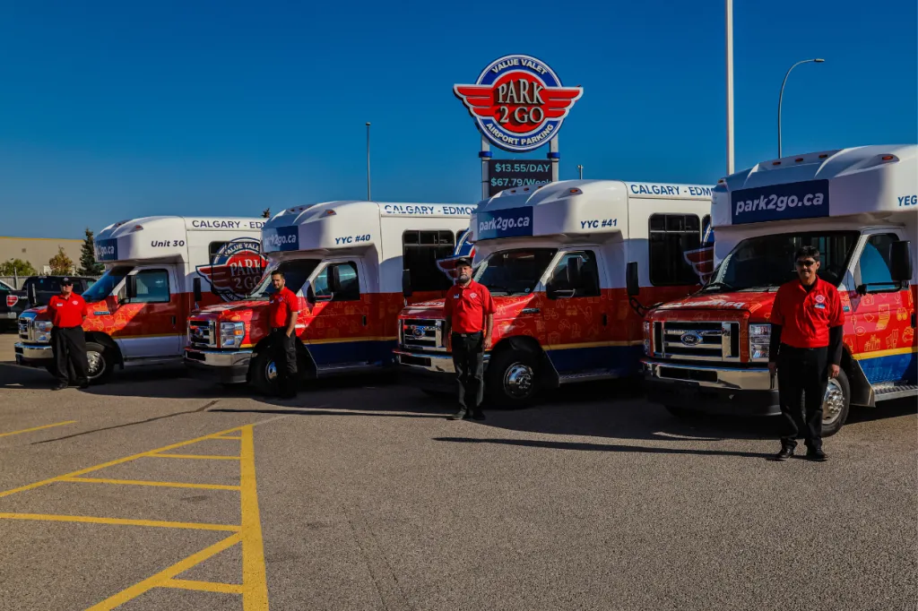 Park2Go Team and Shuttles