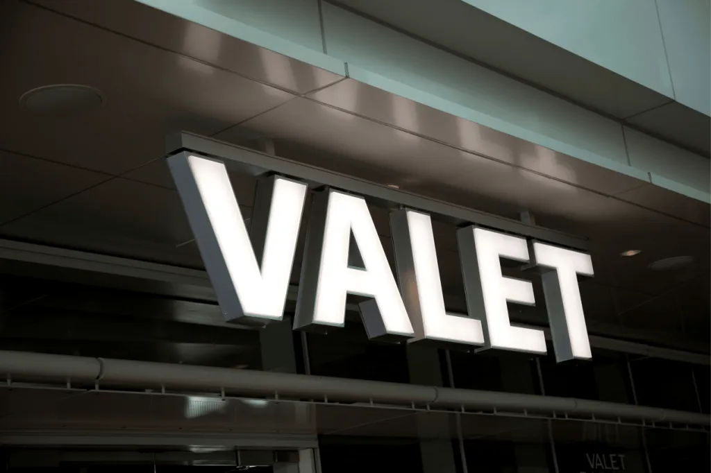 valet sign